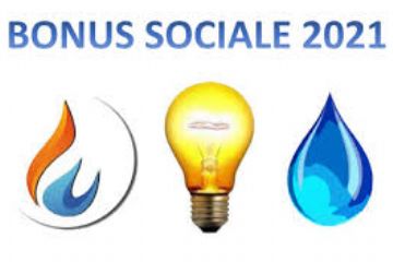 AVVISO BONUS SOCIALI (LUCE, GAS, ACQUA)- NOVITA’ ANNO 2021